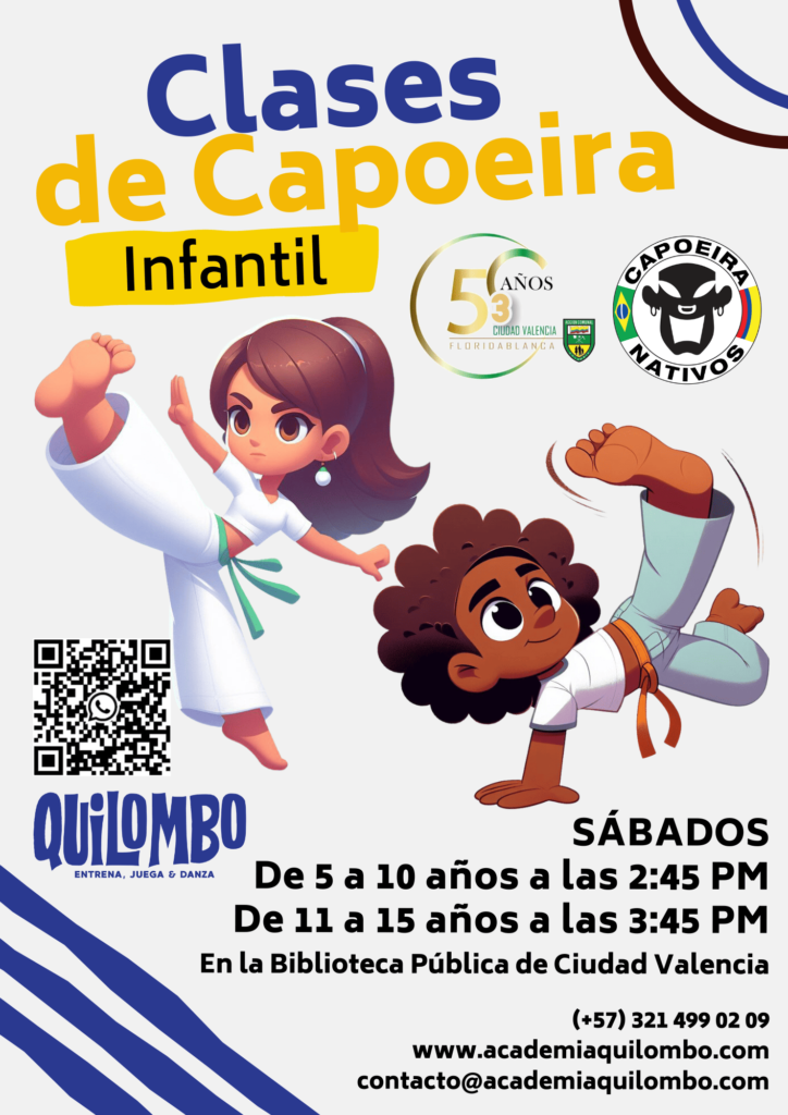 Trabajo Social de Capoeira en Ciudad Valencia Floridablanca